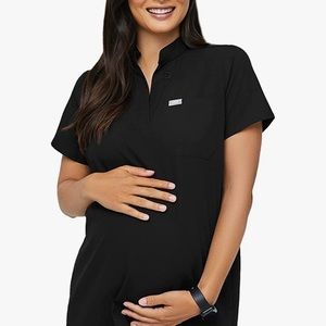 FIGS maternity scrub top